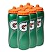 Gatorade 32 Oz Squeeze Water Sports Bottle - Value Pack of 6 - New Easy Grip Design for 2014