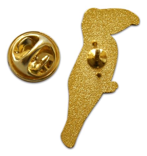 Image of Novel Merk Bird - Flying Animal Lapel Pin, Hat Pin & Tie Tack Set - with Clutch Back