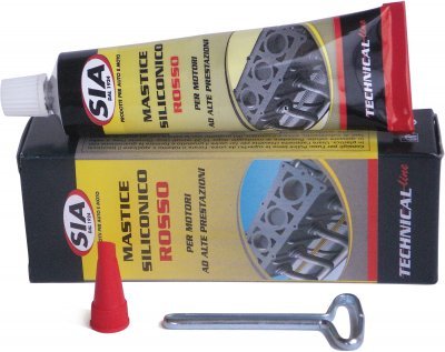 Sia Mastice Siliconico Rosso Sigillante Per Motori Ad Alte Prestazioni E Temperature