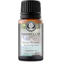 Green Tea and Lemongrass Fragrance Oil 15ml for Diffusers, Soap Making, Candles, Lotion, Home Scents, Linen Spray, Bath Bombs, Slime