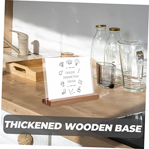 STOBOK 5 Pçs Suporte De Exibição De Dupla Finalidade Suporte De Mesa Dígitos Porta-Retratos Pratelei