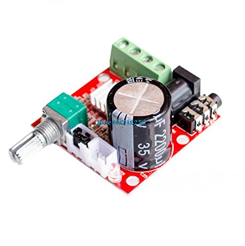 12V Mini Hi-Fi PAM8610 Audio Stereo Amplifier Board 2X10W Dual Channel D Class