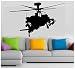Military Apache Attack Army Helicopter vinyl sticker wall car decal (23"inch)