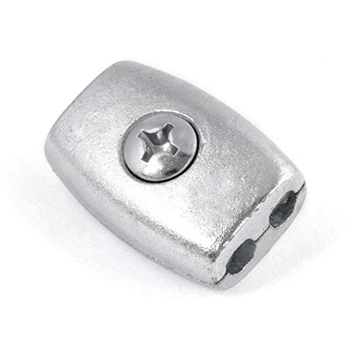 8 x 6 mm Egg Shape Rope Clip Clamp Fixing Loose Ends of Wire, Jute and Polypropylene Ropes