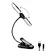 14 LED Rechargeable Book-Lights for Reading at Night in Bed, Warm/White Reading Light with Clamp, 180Â° Adjustable Mini Clip on Light, Lightweight Eye Care Book Lamp Perfect for Bookworms & Kids