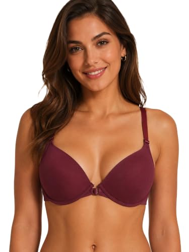 Image of Viola's Secret 6 Pack of Color Print T-Shirt Bras B Cup C Cup and D Cup