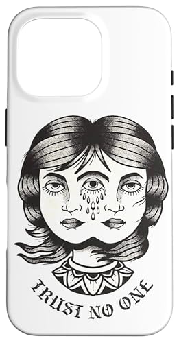 Trust No One Two Faced Pretty Girl X}zP[X iPhone 16 Pro p