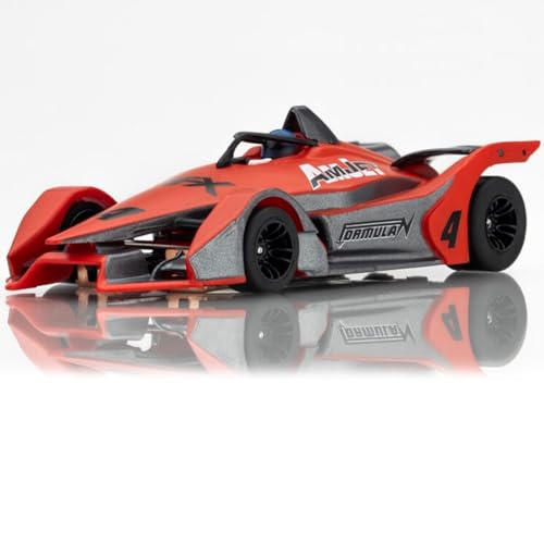 AFX 22066 Mega-G+ Formula N #4 Red/Grey HO Slot Car