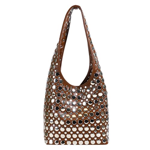 Sac en cuir PU clouté au design moderne et finitions haut de gamme