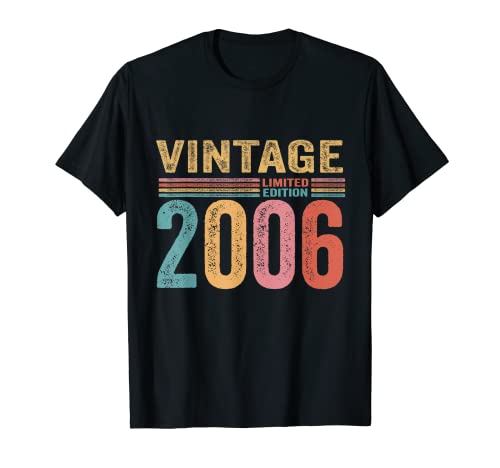 Vintage Limited Edition 2006 - Regalos de cumpleaños de 16 años Camiseta