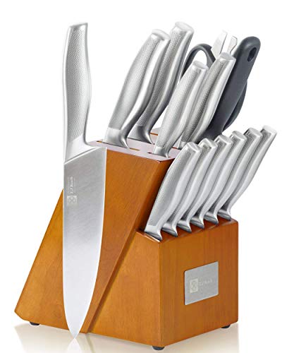 T.j koch knife set stainless steel knives premium non-slip single…