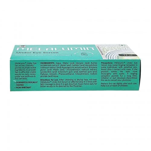 KDIT - Melalumn Under Eye Serum with Tyrostat β Fastest results that Targets Dark Circles, Puffiness, and Fine Lines for Radiant, Youthful Eyes. 2