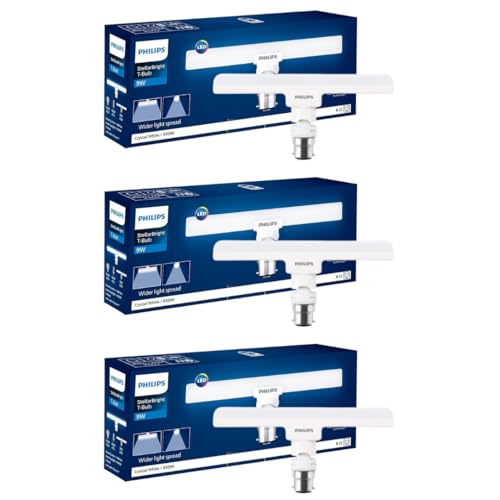 9W LED T-Bulb | Bulb Base : B22, Colour : Cool Day Light, Pack of 3