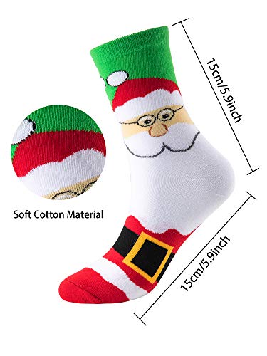 Sumind Christmas Socks Christmas Holiday Socks Colorful Fun Socks For Novelty Gifts #TOP1