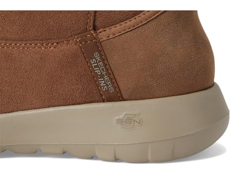 Skechers SKECHERS, Womens, On-The-Go Joy - Always Cozy Hands Free Slip-Ins, Chestnut, 10, B - Medium