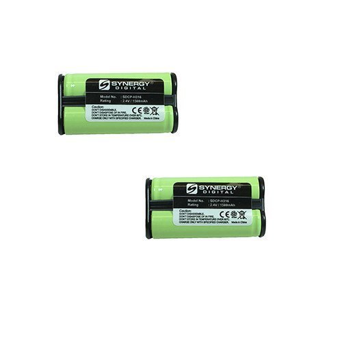 Synergy Digital Cordless Phone Batteries - Replacement for V-tech 80-5017-00-00, 80-5216-00-00 Cordless Phone Batteries (Set of 2)
