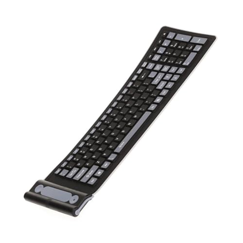 Clavier sans fil en silicone pour travailler au café sans risque