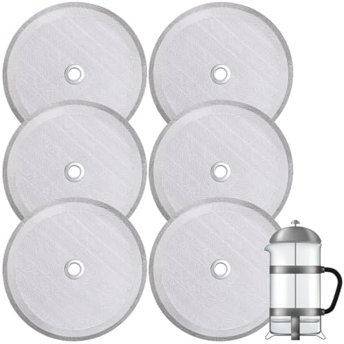 Filtro de prensa francesa, filtro de substituição de tela de malha francesa de aço inoxidável AMOHEE