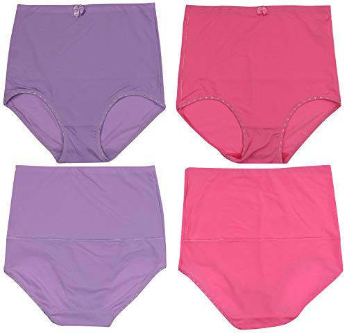 Image of ToBeInStyle Women's Pack of 6 High-Waisted Girdle Brief Tummy Support Everyday Panties
