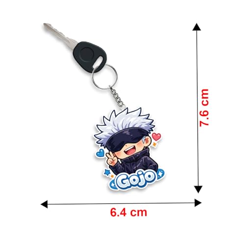 Image of Acrylic Anime & Cartoon Theme Keychain For Bike & Car | Birthday Return Gift For Kids | Gift For Girls & Boys