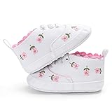 scarpe culla gucci Larghezza scarpa: Normal Geagodelia Scarpe Sneaker Principessa Fiore Suola Bambina Bambina Morbida Suola Culla Bambino (Bianco, 3（13CM）)