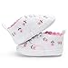 Geagodelia Scarpe Sneaker Principessa Fiore Suola Bambina Bambina Morbida Suola Culla Bambino (Bianco, 1(11CM))