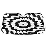 135 Cubierta De Parasol Espiral Remolino Blanco Negro Parasol para Parabrisas Delantero Universal Parasol para Parabrisas Frontal De Coche para Regalo, Vehículos, Camiones 135 Cubierta De Parasol Espiral Remolino Blanco Negro Parasol para Parabrisas Delantero Universal Parasol para Parabrisas Frontal De Coche para Regalo, Vehículos, Camiones