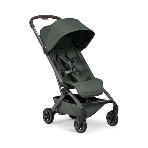 Image of Joolz Aer2 Lightweight Travel Stroller for Baby & Toddler – Ultra-Compact One-Hand Foldable Stroller, Reclining Seat, UPF 50+ Canopy, Adjustable Leg Rest, Carry-On & Airplane Approved (Forest Green)