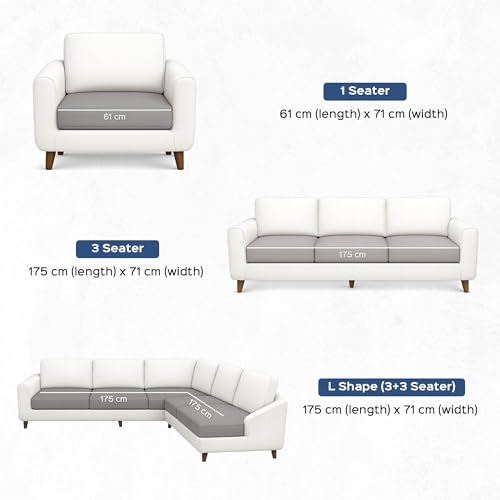 Image of HomeStrap 2 Single Seater Sofa Cover Set (1+1 Seater) | Quilted Velvet Fabric with Polyester Back | Soft Lint-Free Sofa Cover for Living Room | Dust & Scratch Protection | Brown