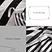 NTBAY 3 Pieces Duvet Cover Set King Size, Reversible Zipper Comforter Cover with 4 Corner Ties and 2 Pillow Shams, Soft Brushed Microfiber Comforter Cover Set with Black and White Striped Printed