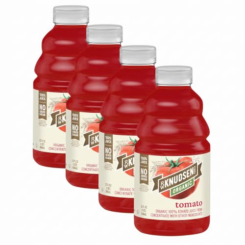 R.W. Knudsen Organic Tomato Juice, 32 fl oz (Pack of 4)