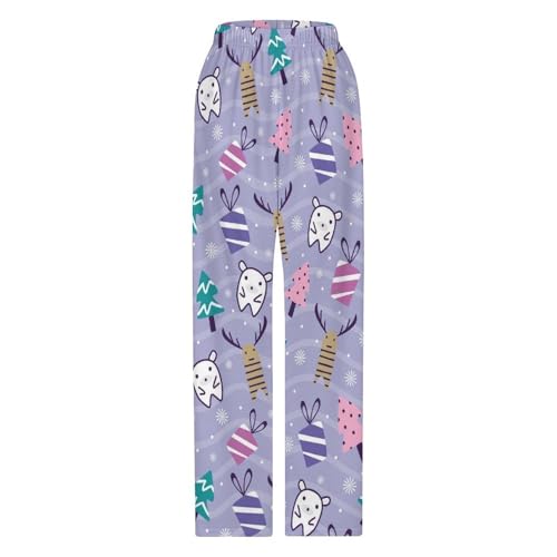 Trendy Colorful ChristmasChildren's Casual Pajamas140CM3