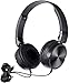 Produktbild NAVISKAUTO Kabelgebundene Kopfhörer, faltbares Headset mit 1,2 m Audiokabel, universal, Schwarz