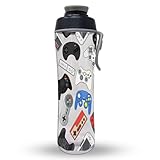 50 Strong Kids Water Bottle with Chug Lid and Easy Carry Handle | 24 oz BPA-Free Tritan Cup with Leakproof Cap | Gamer Water Bottle | Video Game Water Bottle | Boys Water Bottle | Kid Water Bottle