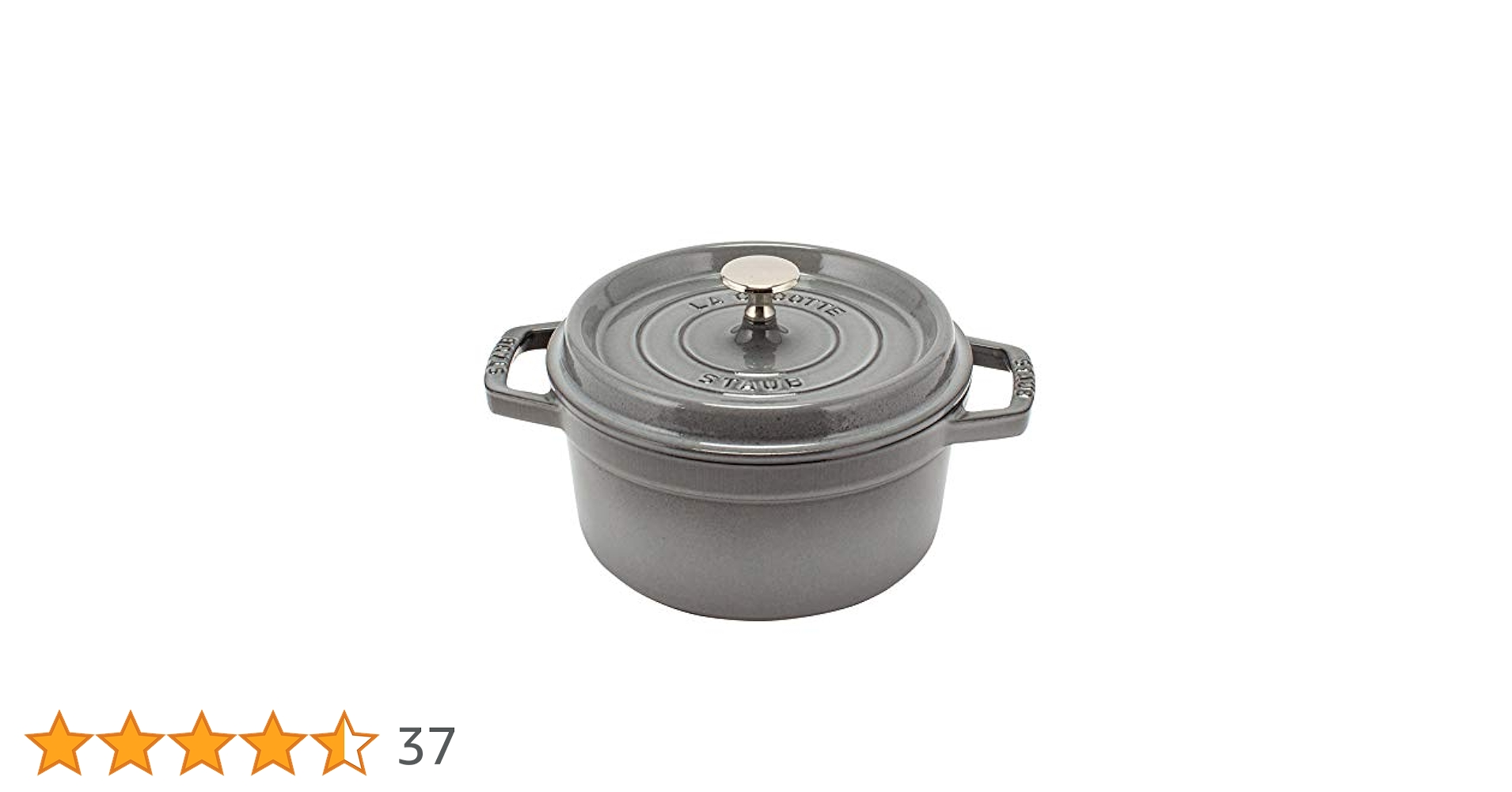 ストウブ　STAUB LA COCOTTE グレー 20cm Amazon｜staub ストウブ 「 ピギー ココット グレー 17cm