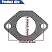 YOFMOO Carburetor Gasket Compatible with Kawasaki FE290 FE350 Engine Golf Cart Gas Club Car Carb DS & Precedent Turf Carryall Pack of 6