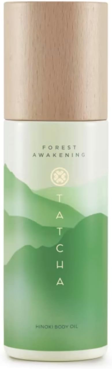 TATCHA Forest Awakening Hinoki Body Oil | Fast-Absorbing Silky Oil, 100 ml | 3.4 fl oz