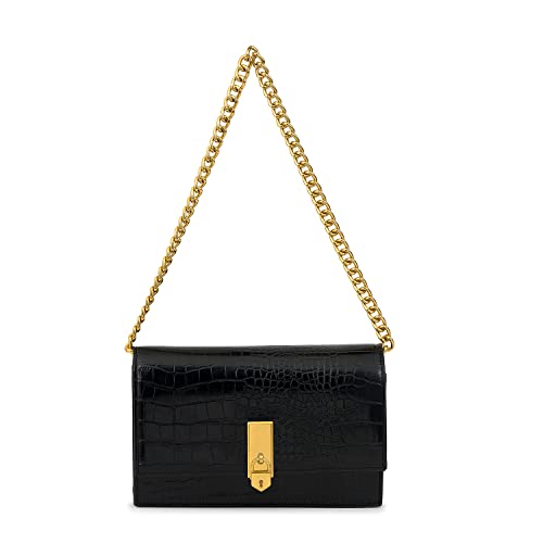 Image of Miraggio Mila Shoulder Clutch Bag With Chain Strap For Party | Clutch Purse For Women