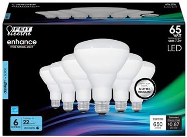 BULB LED BR30 7.2W 6PK