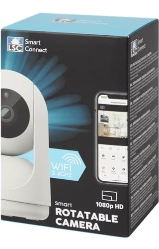 Caméra de sécurité intérieure 360° LSC Smart konnect 1080p HD WiFi