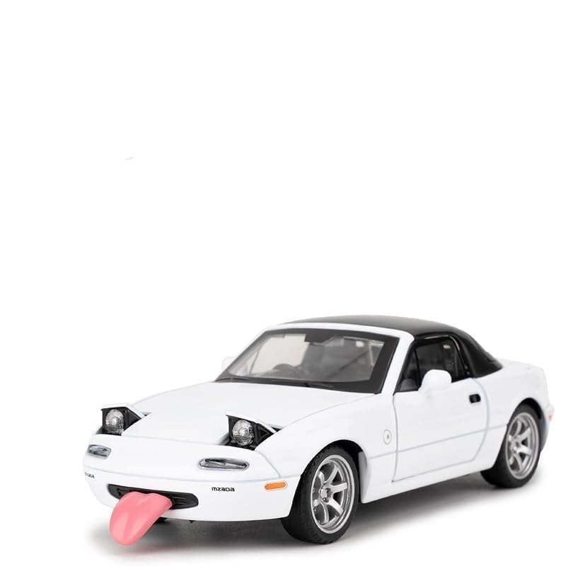 DENFE 1:32 Mazda Miata MX-5 Alloy Model Car, Toy Car with Pullback