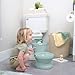 Ingenuity My Size Potty Pro in Green, Infant Potty Training Toilet, Lifelike Flushing Sound, for Ages 18 Months, Up to 50 Pounds