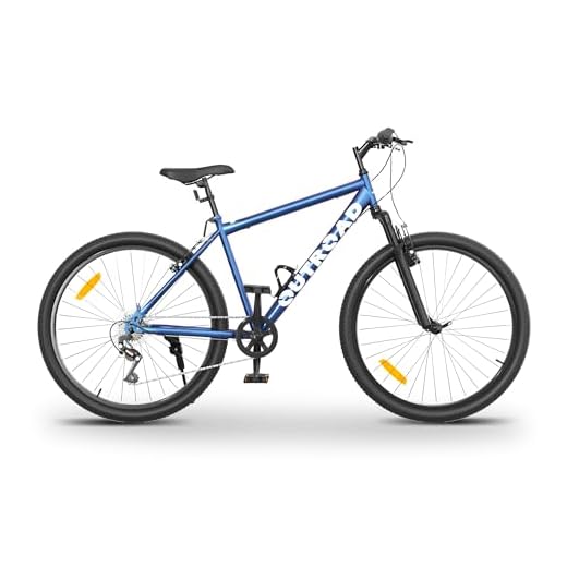 Outroad 26 Inch Mountain Bike, 7-Speed/High-Carbon Steel/Aviation Grade Frame/V Brake, Adjustable Ergonomic Seat Bicycle for Men Women Adult, Quick Assembly in 20 Minutes, X5-Purple