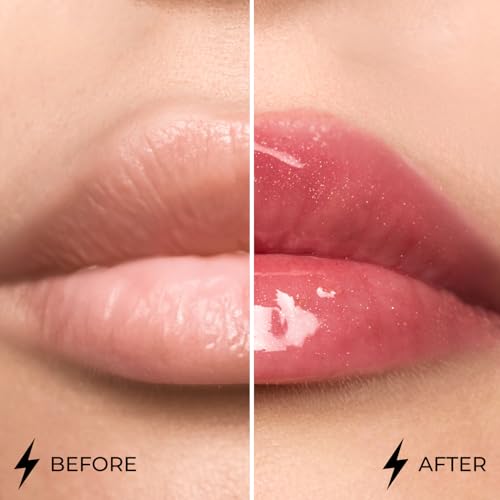 Image of LAMEL Crystal Lip Gloss Dazzle Glow | High-Shine Glossy Finish | Non-Sticky, Moisturizing Lip Gloss for Soft, Juicy Lips | Glass-Like Shine 5ml