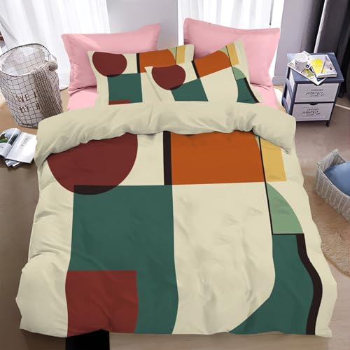 Housse de couette 3D en microfibre douce premium pour parure de lit de luxe 220x240