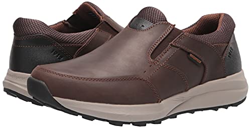 Nunn Bush Men's Excursion Waterproof Moccasin Toe Slip-On With Kore Comfort Technology Loafer, Brown Crazy Horse, 7 #TOP6