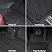 GALVAGNITE Floor Mats for Mazda CX-5 2017-2025, All Weather Floor Mats Trunk Cargo Liner with Backrest Protectors and Door Sill Guards Accessories, Full Coverage Set