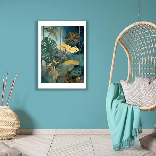 Impression feuille de Monstera Canopy Light II Spiffing Prints format medium art mat - 6