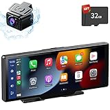 IYING Wireless Carplay Wireless Android Auto 9.25' Touchscreen Portable Car Stereo 1080P Dash Cam...