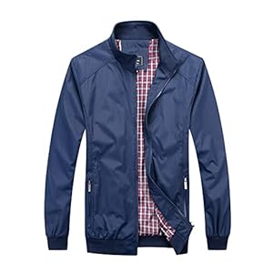 Mens Harrington Jacket Bomber Sports Smart Casual Midweight